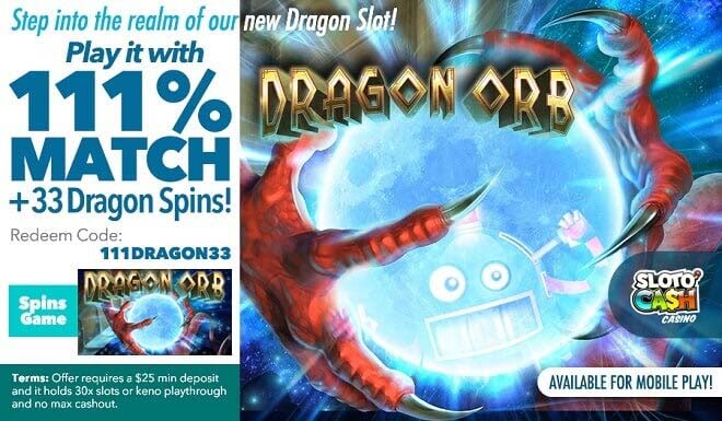Step into a fantasy realm of wins in Dragon Orb!