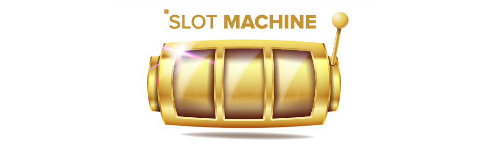 gold-colored slot machine