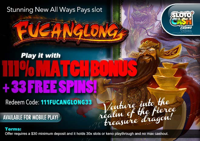 Sloto'Cash Free Spins