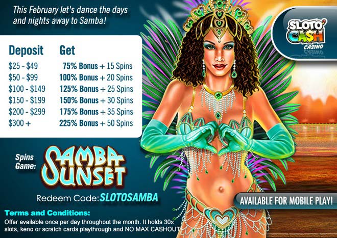 Sloto'Cash Free Spins