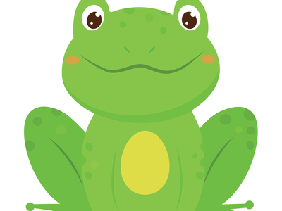 illustration of a cute frog