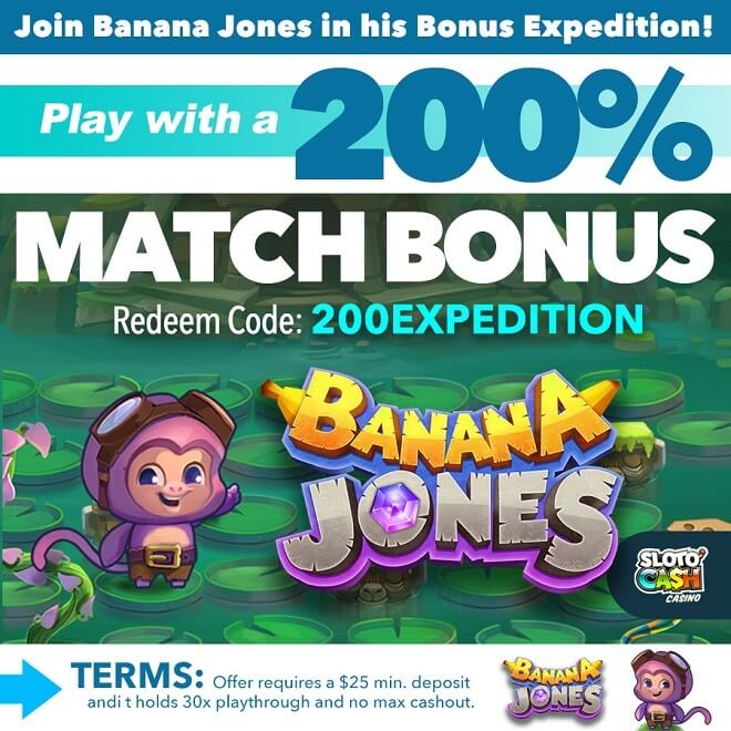 Join Banana Jones in his Bonus Expedition!