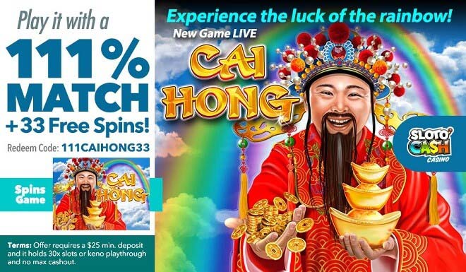 Sloto'Cash Free Spins