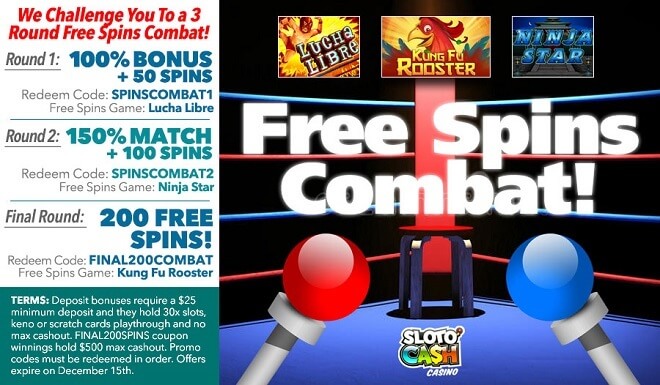 Sloto'Cash 350 Free Spins